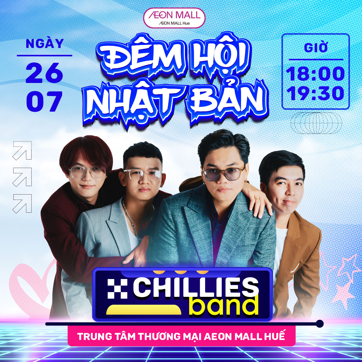 🎶 CHILLIES LIVE TẠI HUẾ – ĐÊM NHẠC KHÔNG THỂ BỎ LỠ! 🎶
