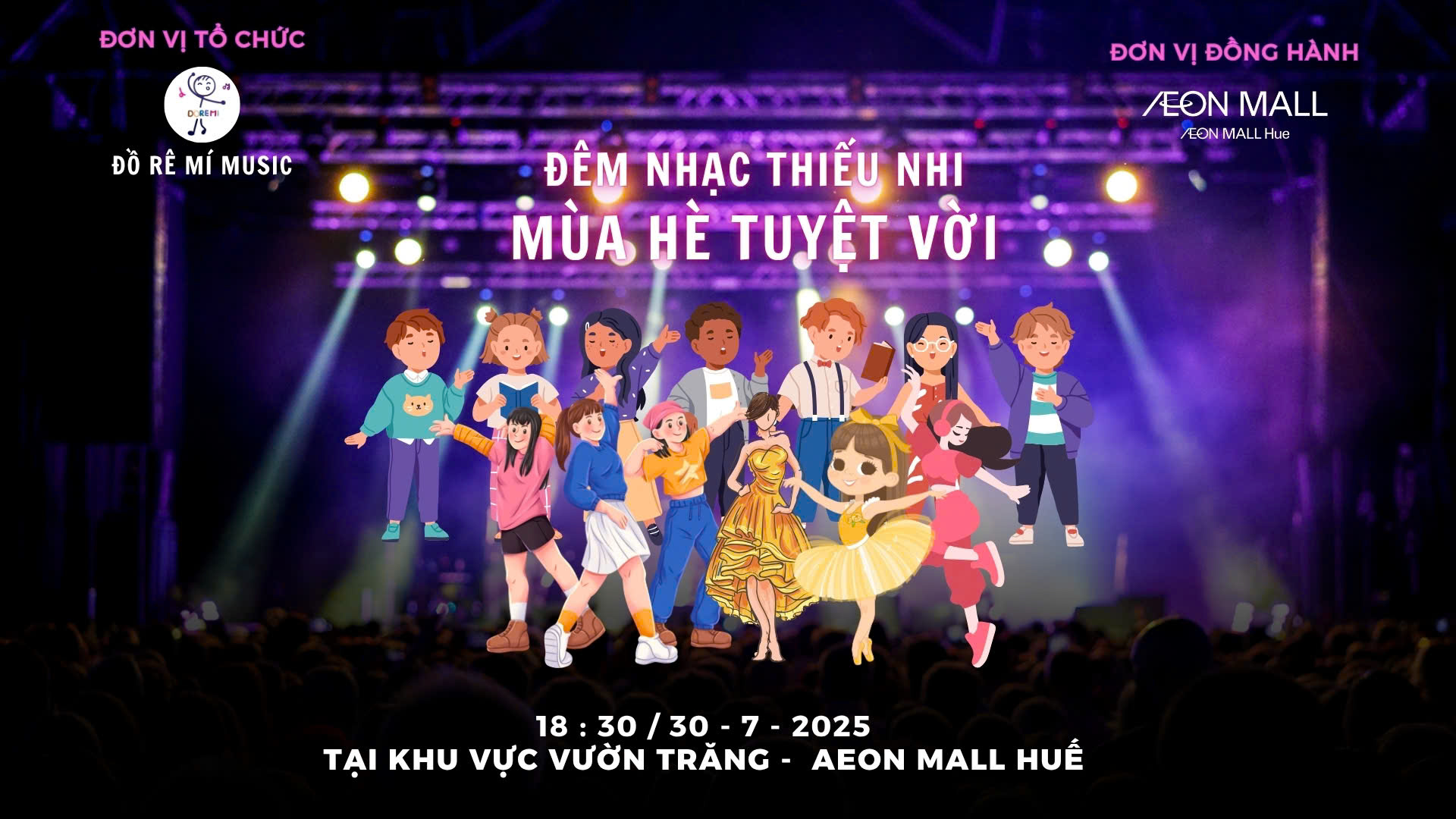 ĐÊM NHẠC THIẾU NHI MÙA HÈ TUYỆT VỜI