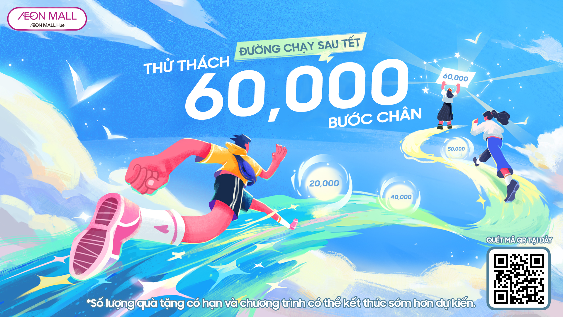 🏃‍♂️ ĐƯỜNG CHẠY SAU TẾT – THỬ THÁCH 60,000 BƯỚC CHÂN 🏅