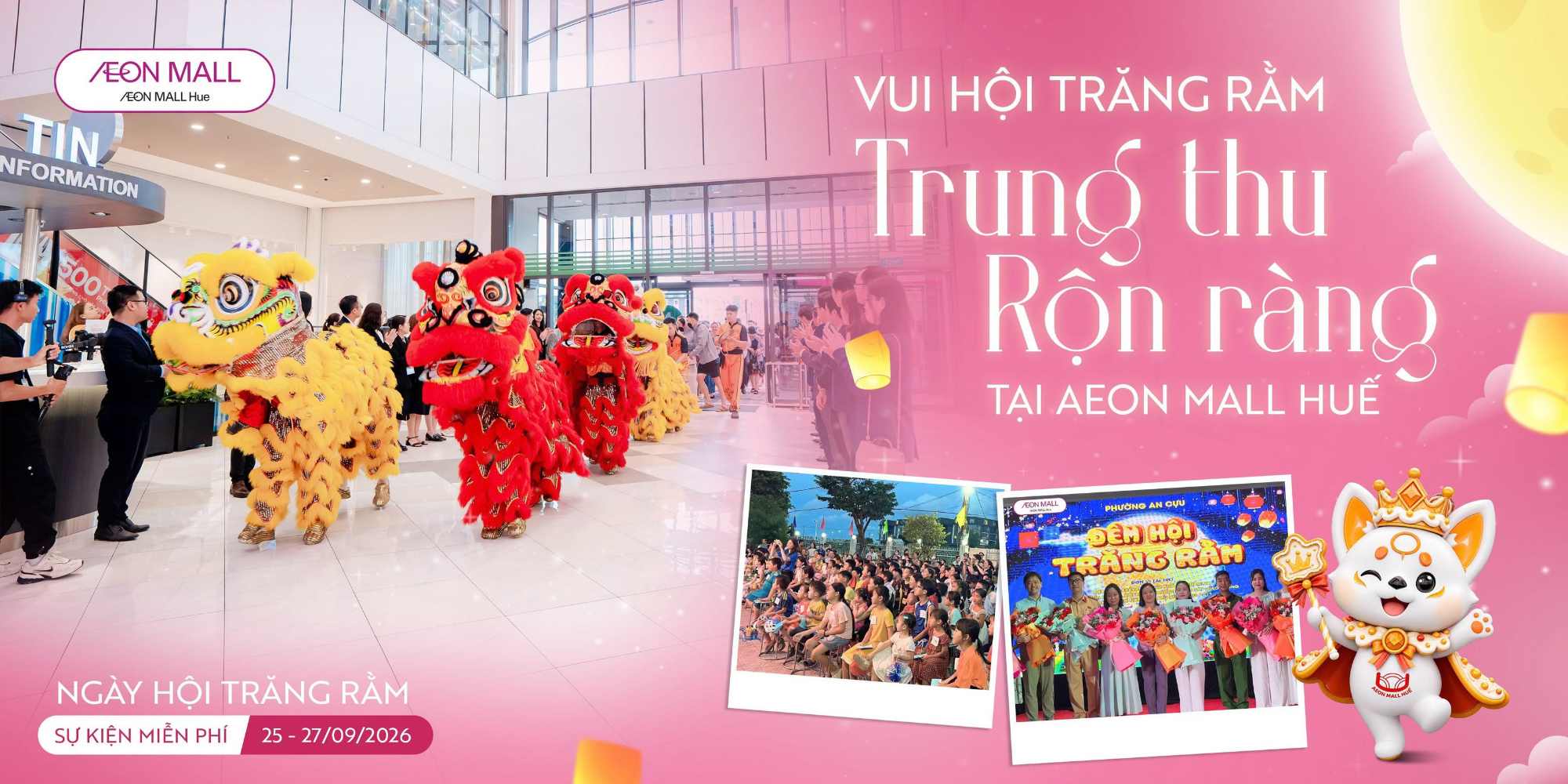 VUI RẰM TRUNG THU CÙNG AEON MALL HUẾ