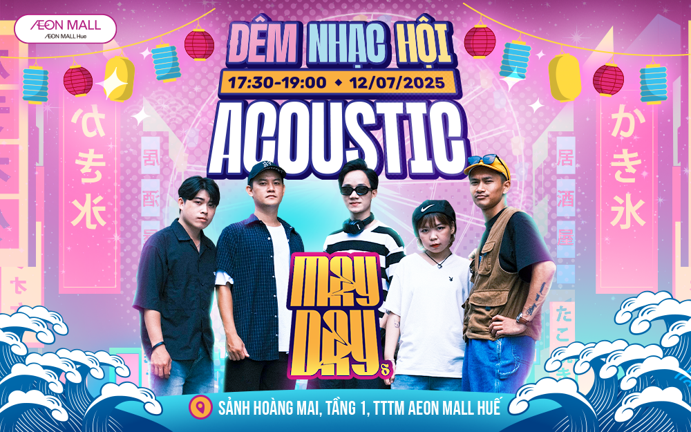 🎶 Acoustic Night – Bắt Mood Cùng MAY DAYS!🌸