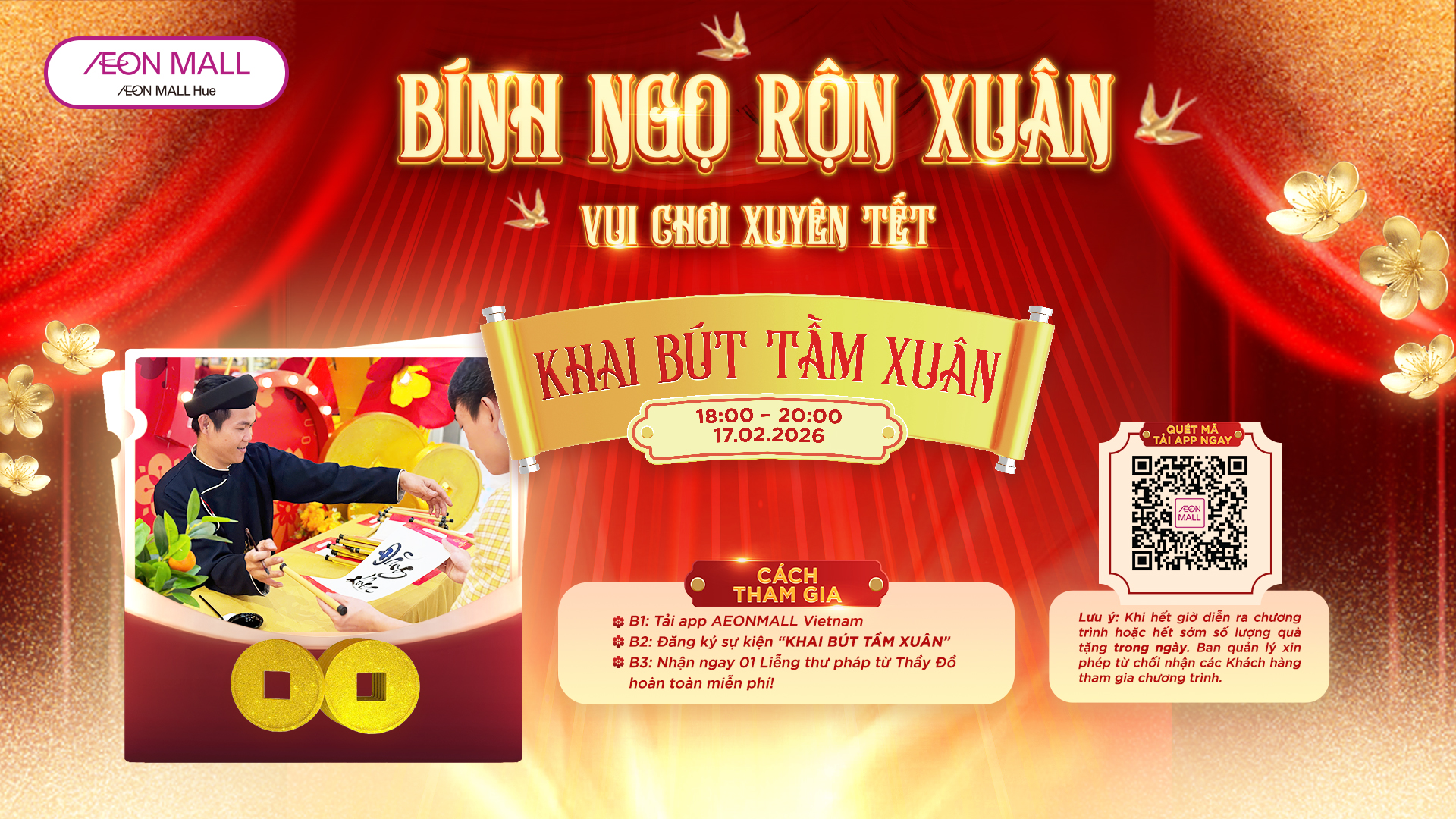 Tết Âm Lịch Rộn Ràng Tại AEON MALL Huế