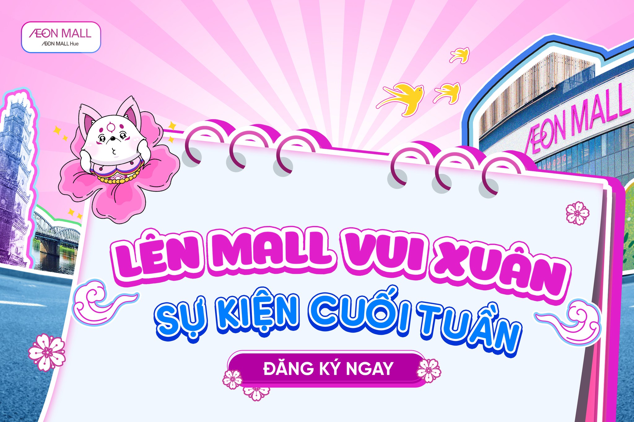 🌸 Chuỗi hoạt động chào đón mùa xuân rộn ràng tại AEON MALL Huế 🌸