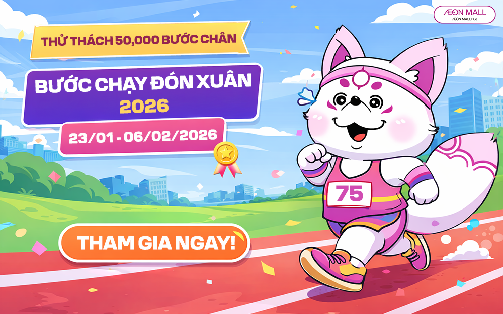 🌸 BƯỚC CHẠY ĐÓN XUÂN 2026 – THỬ THÁCH 50.000 BƯỚC CHÂN 👟