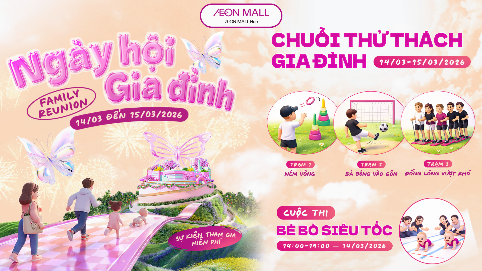 NGÀY HỘI GIA ĐÌNH CÙNG NHAU VUI CHƠI GẮN KẾT YÊU THƯƠNG