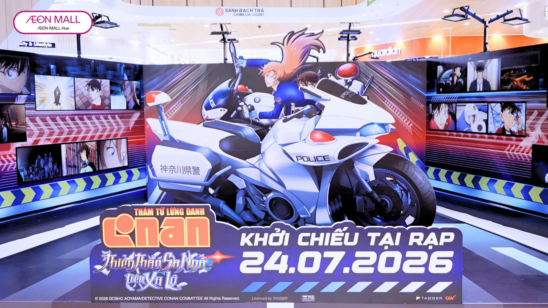 KHÔNG GIAN TRIỂN LÃM DETECTIVE CONAN MOVIE 2026 CHÍNH THỨC MỞ CỬA TẠI AEON MALL HUẾ
