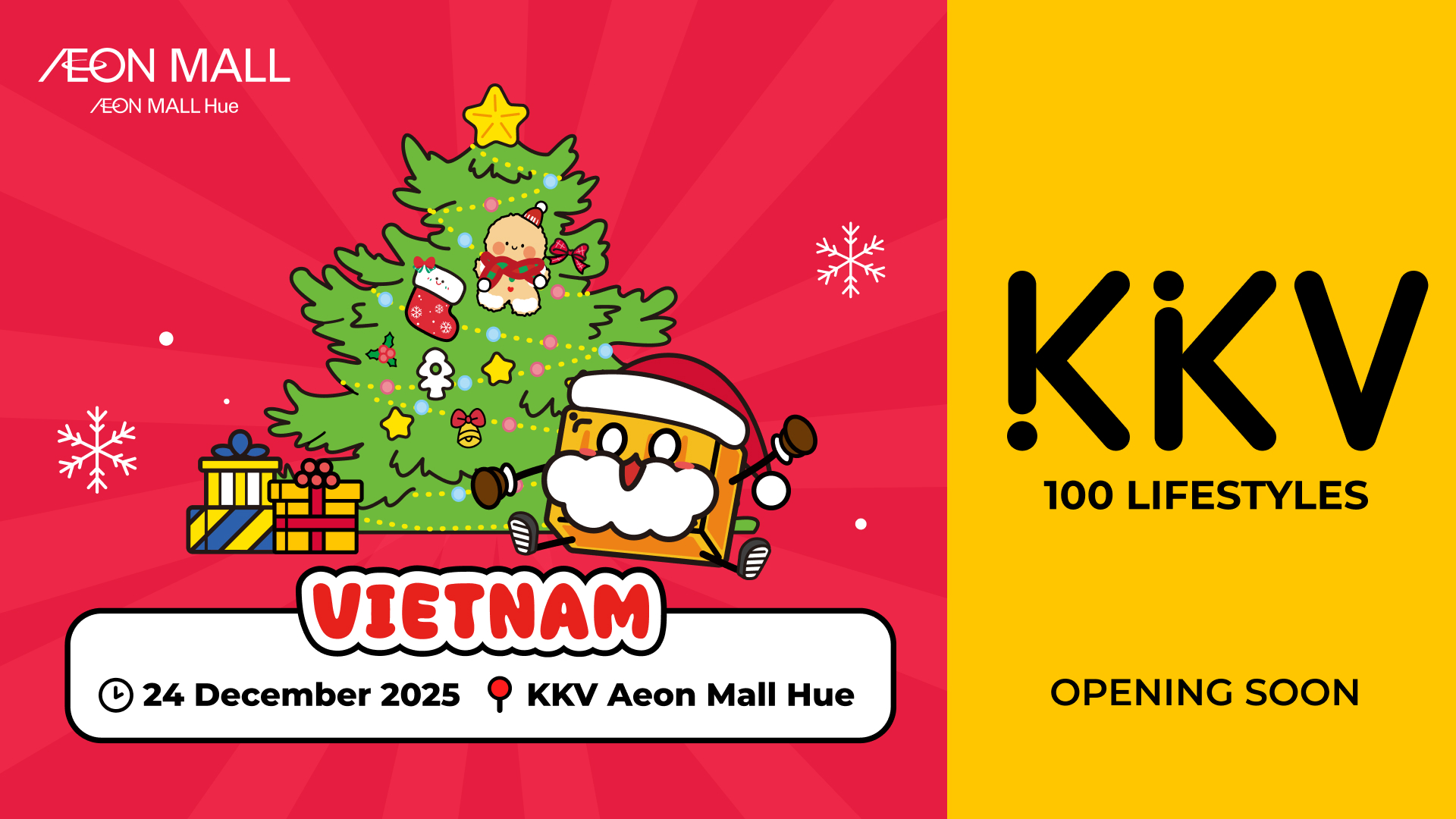 ✨ KKV CHÍNH THỨC KHAI TRƯƠNG TẠI AEON MALL HUẾ ✨