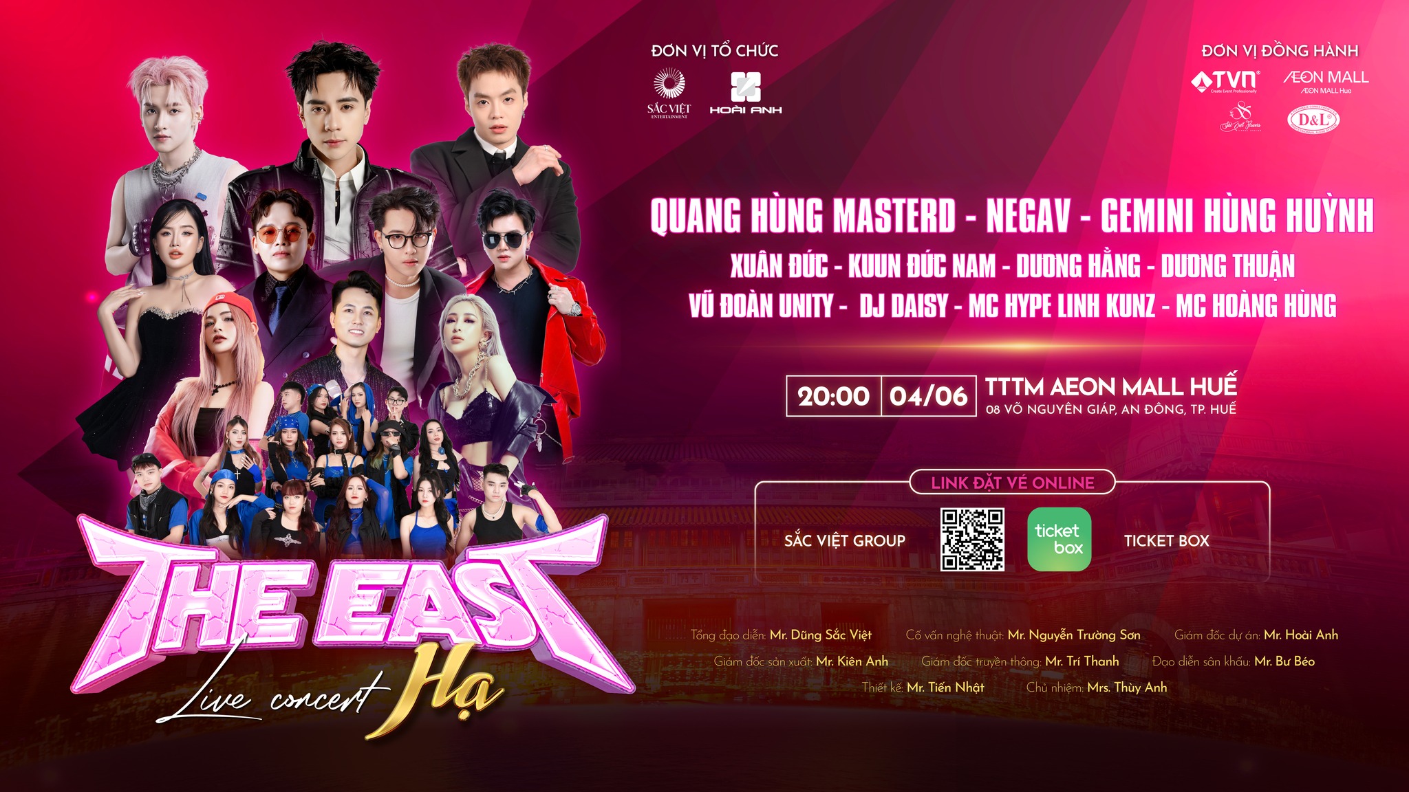 🎉 AEON MALL HUẾ X THE EAST LIVE CONCERT HẠ - BÙNG NỔ CẢM XÚC MÙA HÈ! 🎉