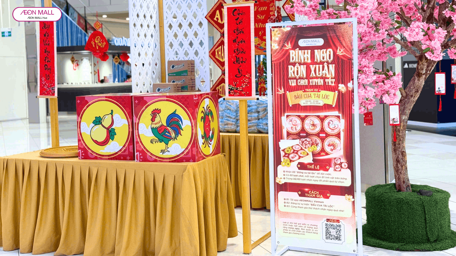 TẾT NÀY CHƠI HẾT MÌNH RINH QUÀ CỰC ĐỈNH TẠI AEON MALL HUẾ