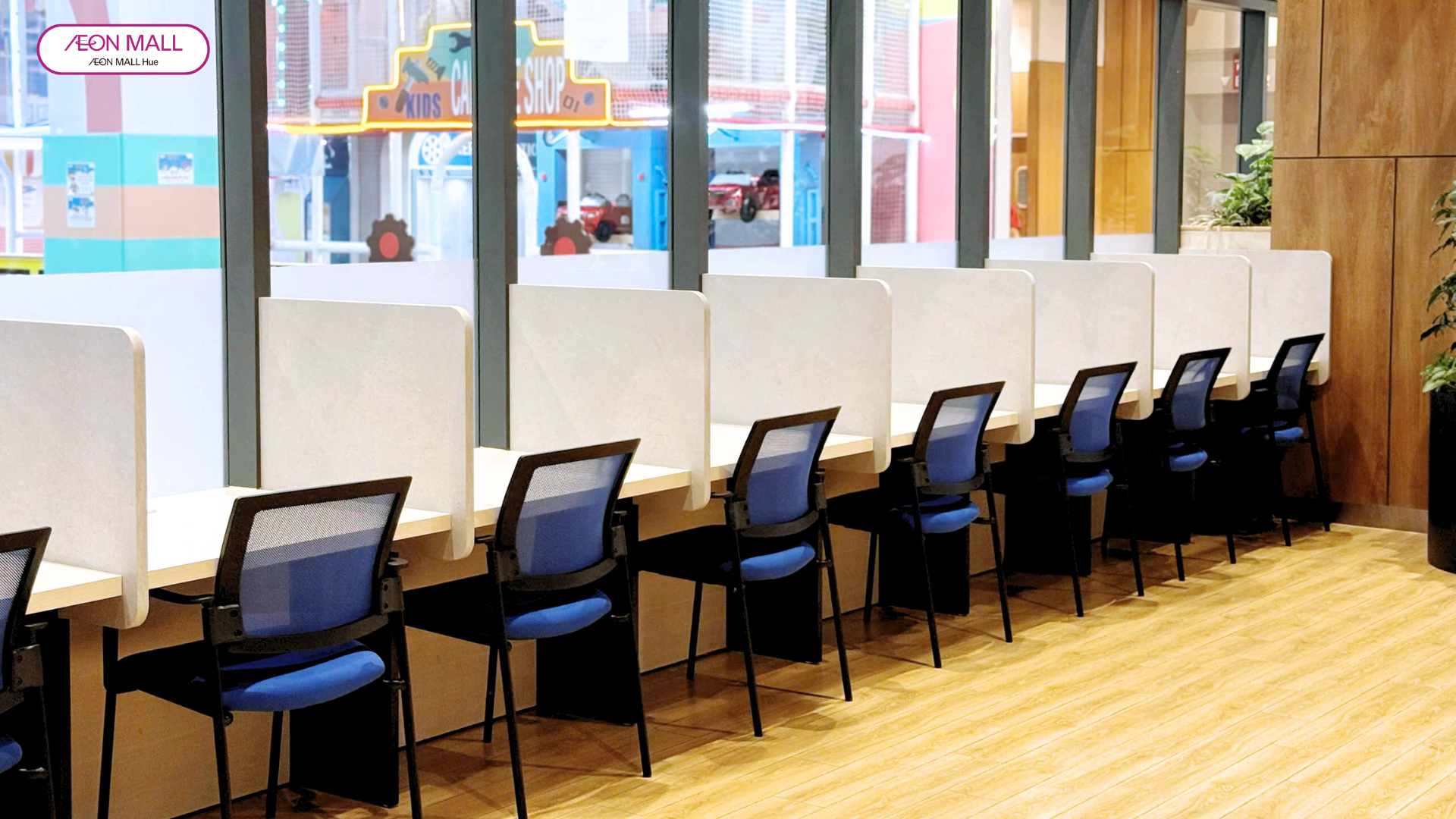 Góc Làm Việc CO-WORKING SPACE Miễn Phí Tại AEON MALL Huế