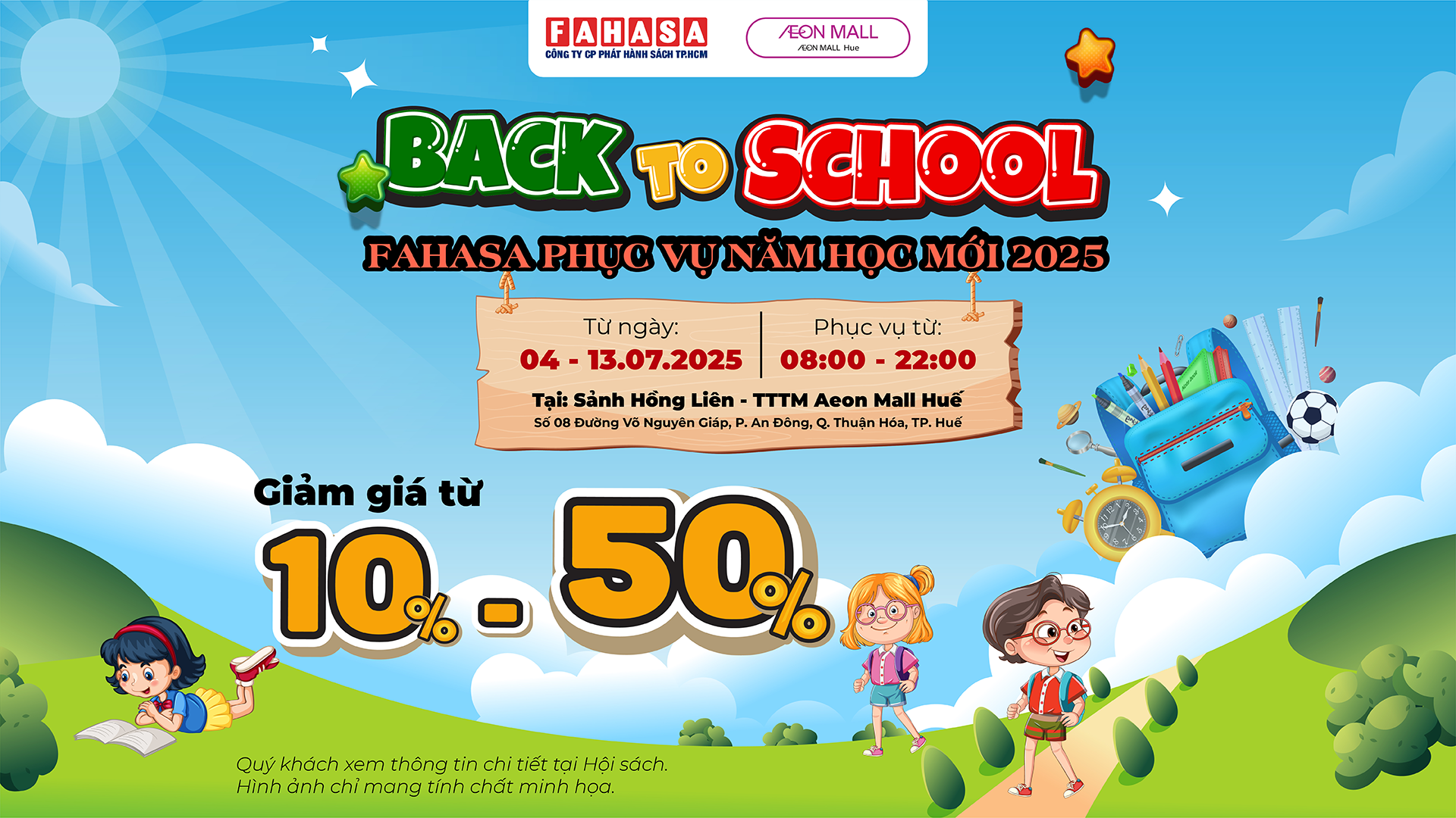 📚 HỘI SÁCH FAHASA - ƯU ĐÃI LÊN TỚI 50% TẠI AEON MALL HUẾ