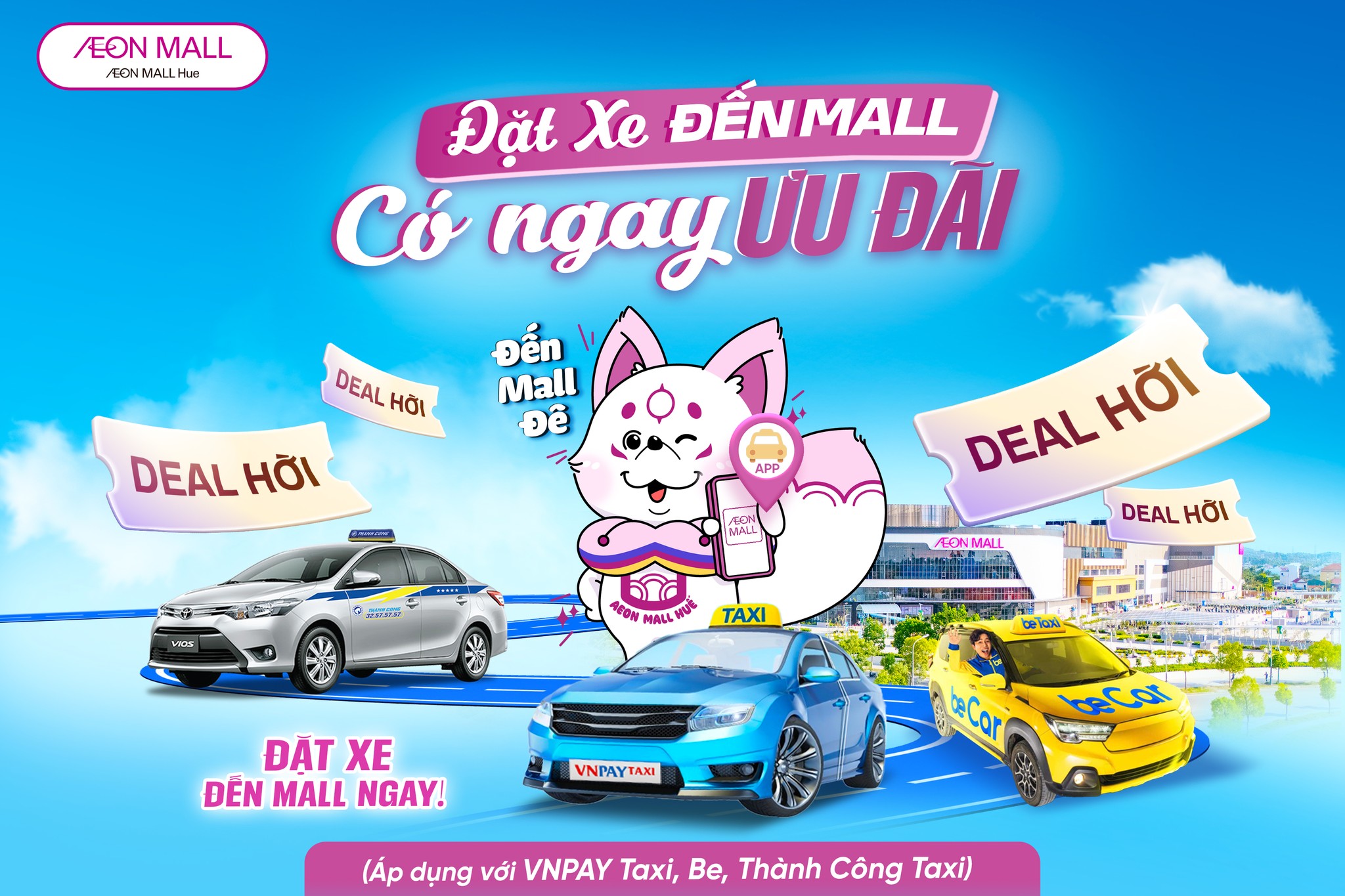 🚗 ĐẶT XE ĐẾN MALL ĐI - NHẬN ƯU ĐÃI MÊ LY 🚗​