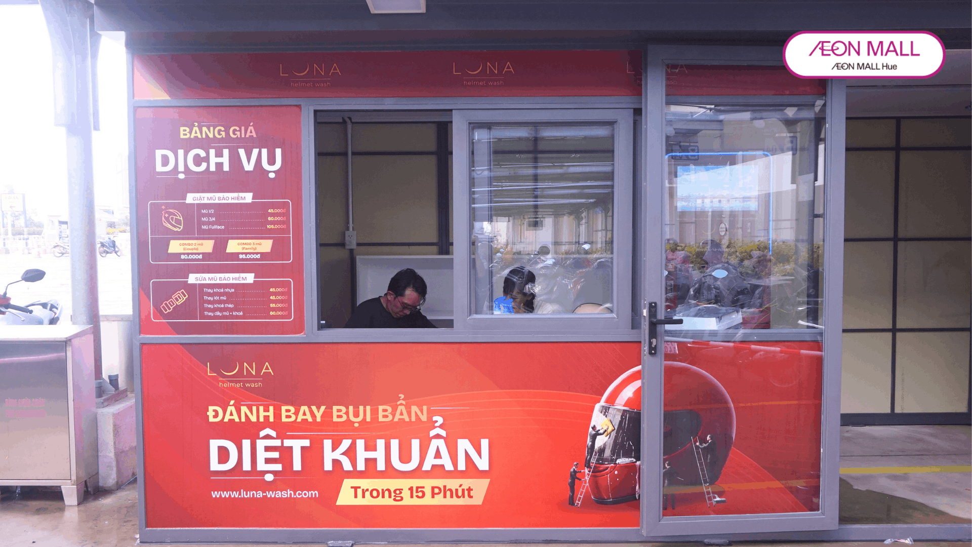 ✨ LUNA WASH CHÍNH THỨC CÓ MẶT TẠI AEON MALL HUẾ ✨