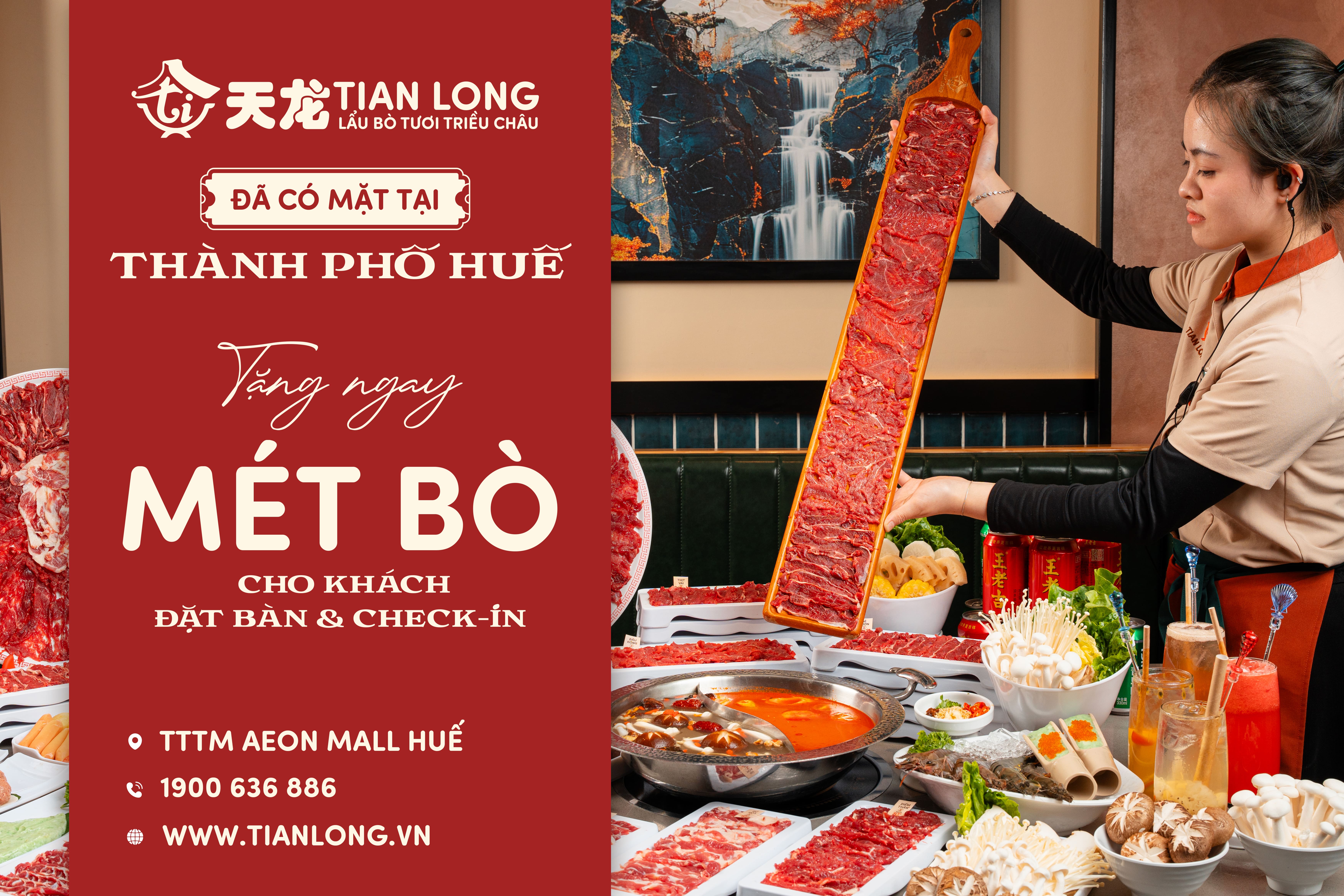 TIAN LONG ĐÃ CÓ MẶT TẠI HUẾ! – CHUẨN BỊ “LÊN ĐỒ” ĐI ĂN KHAY BÒ DÀI CẢ MÉT THÔI NÀO!