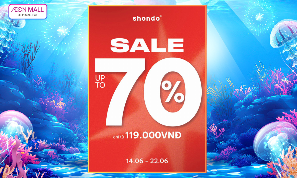 [SHONDO] SALE XỊN UP TO 70%