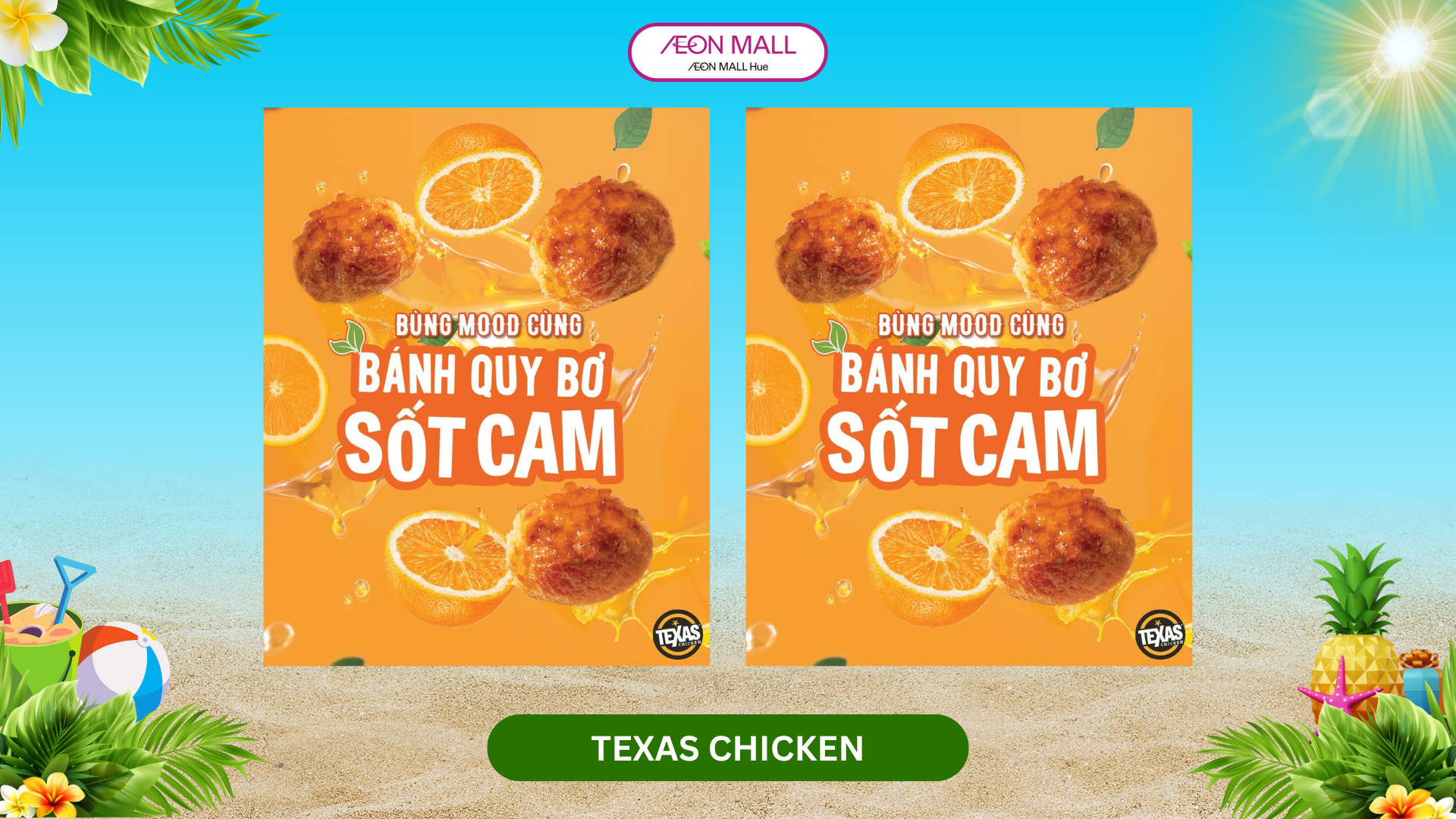 🍊🐝 Texas Chicken giới thiệu siêu phẩm mới lần đầu tiên ra mắt – BÁNH QUY BƠ SỐT CAM 🍊🍯