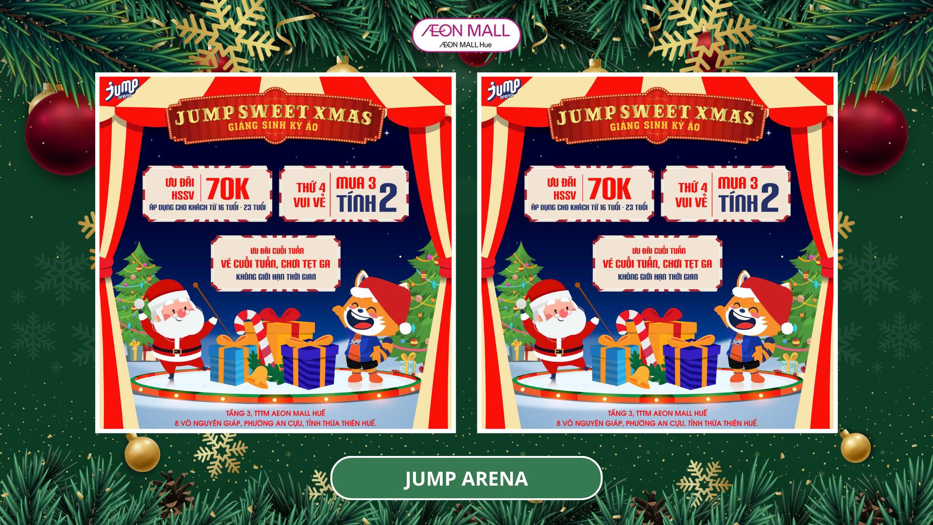 DEAL cuối năm tại JUMP ARENA vẫn đang cháy hết mình