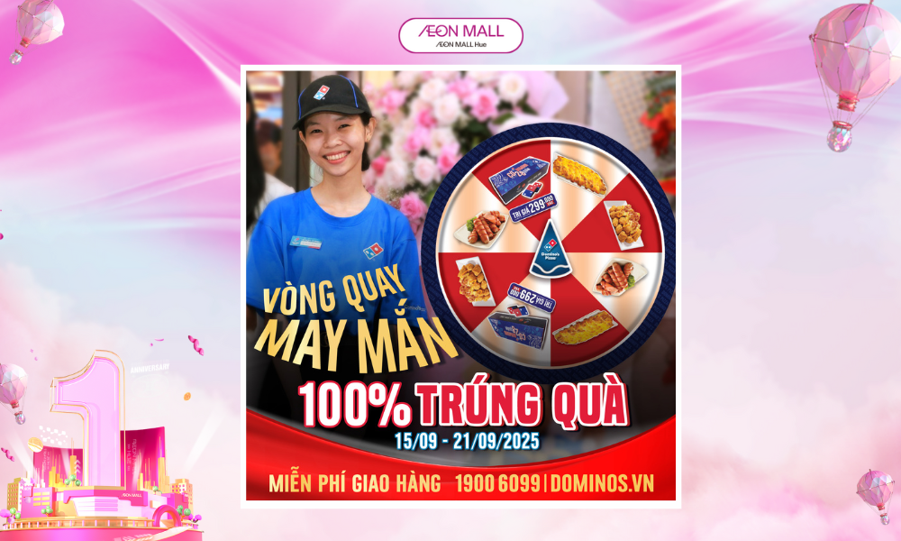 🔥 TUẦN LỄ PIZZA, THẢ GA MỞ TIỆC TẠI DOMINO'S PIZZA