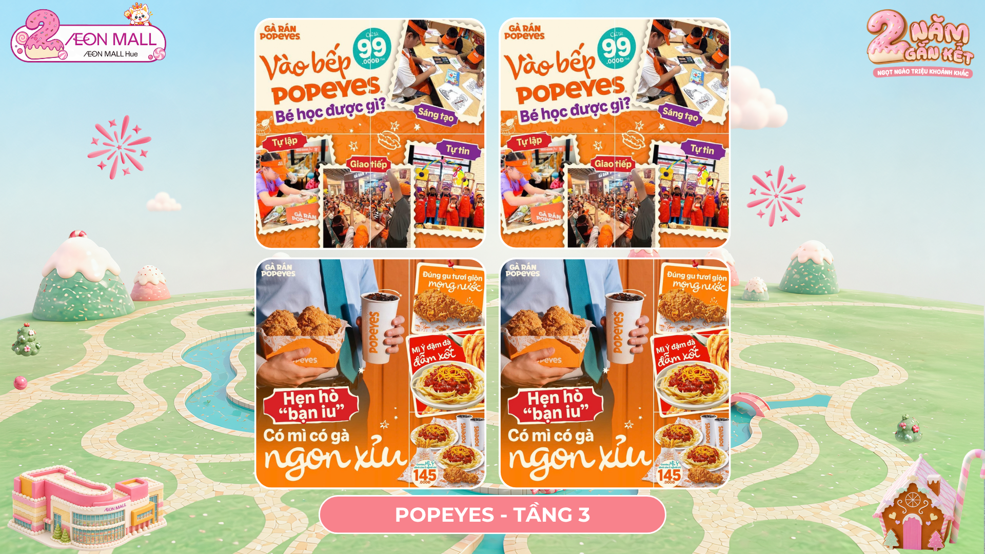 BÉ IU VÀO BẾP - TRỔ TÀI KHÉO TAY CÙNG POPEYES!
