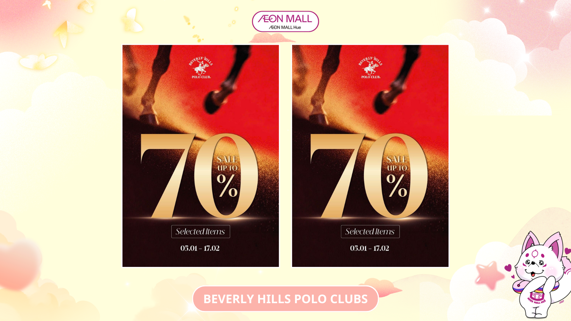 CUỐI NĂM THAY ÁO MỚI SALE UP TO 70% TẠI BEVERLY HILLS POLO CLUB