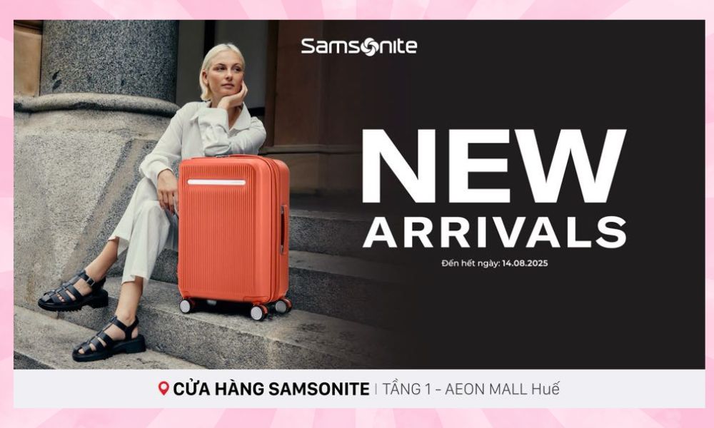 Samsonite ra mắt hàng loạt bộ sưu tập valy, balo, túi xách mới