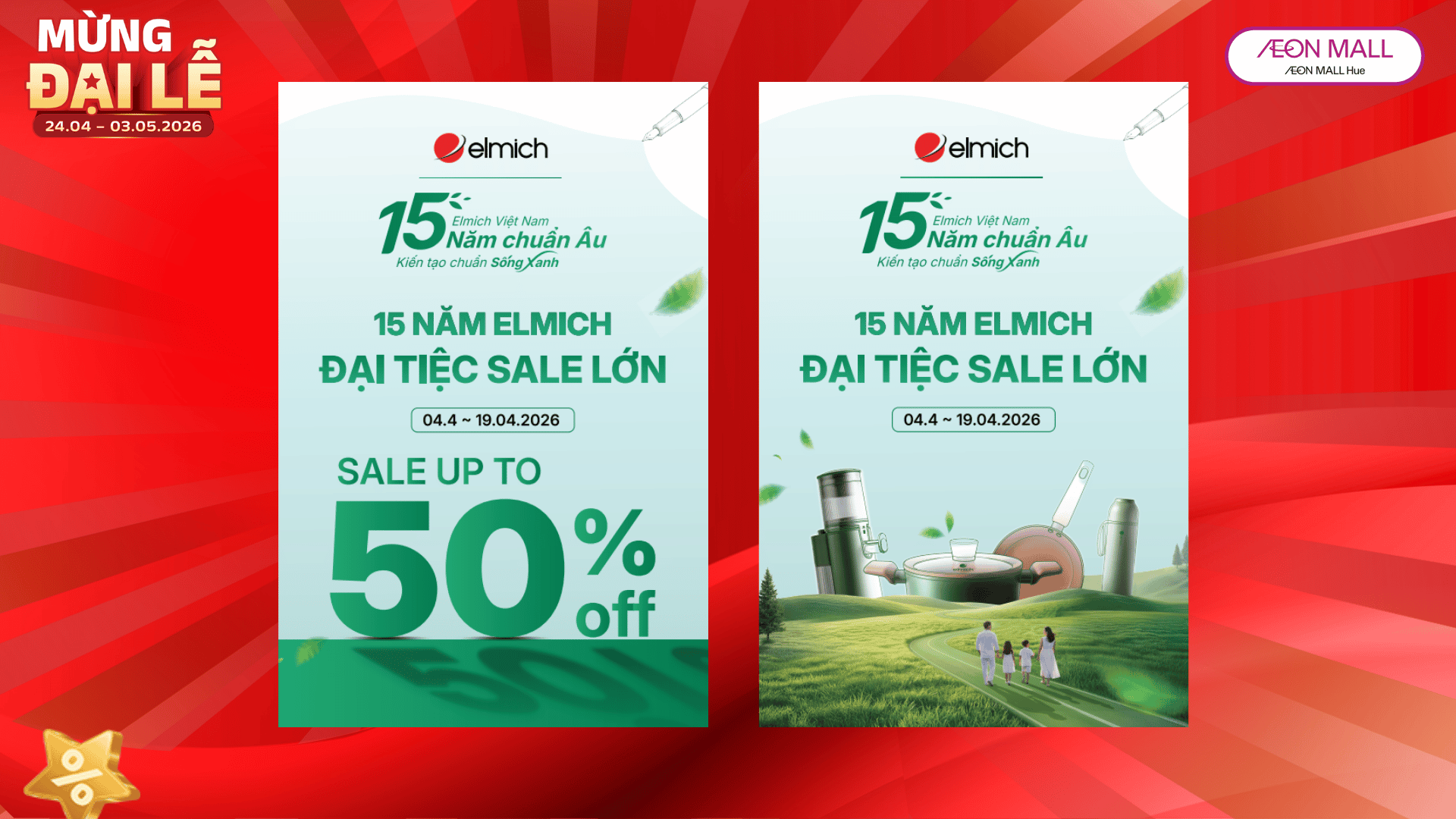 15 NĂM ELMICH – ĐẠI TIỆC SALE LỚN NHẤT NĂM