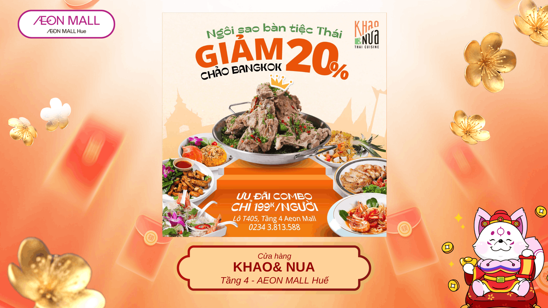 Cùng Khao&Nua sum vầy tiệc Thái trọn vị