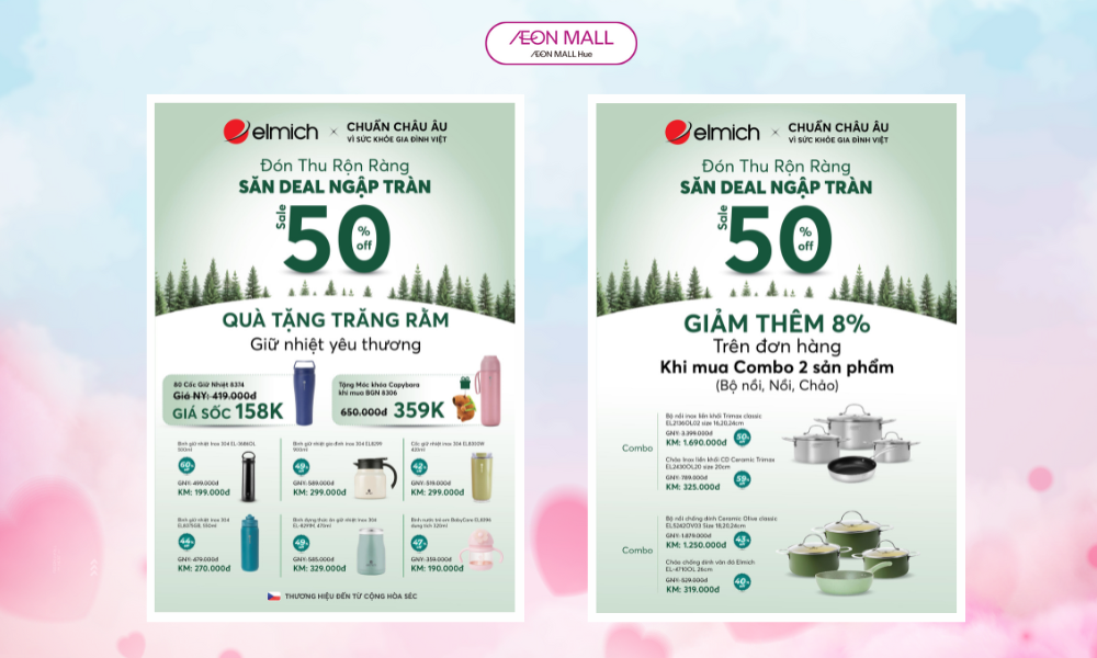 Đón Thu Rộn Ràng – Săn Deal Ngập Tràn cùng Elmich