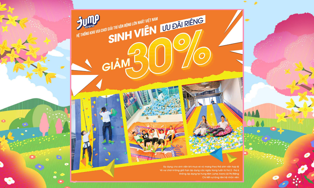 ƯU ĐÃI ĐẶC BIỆT CHO SINH VIÊN – GIẢM 30%! 🎉