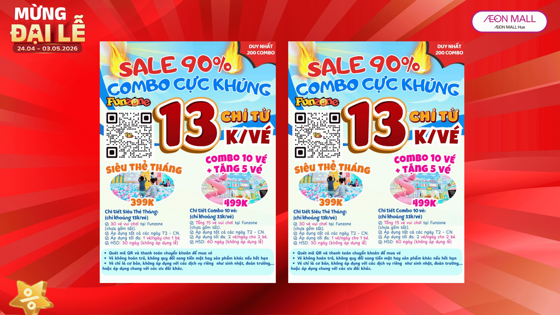 🎉 FUNZONE CITY – ƯU ĐÃI SIÊU VUI, CHƠI HẾT MÌNH 🎉