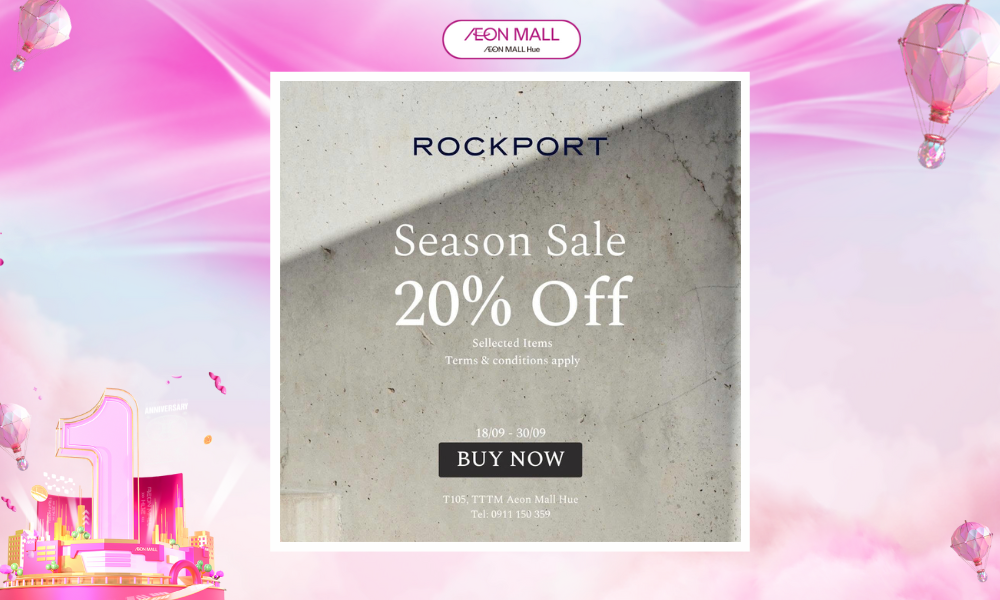 🔥 MID OF SEASON SALE – ƯU ĐÃI GIỮA MÙA TỪ ROCKPORT 🔥