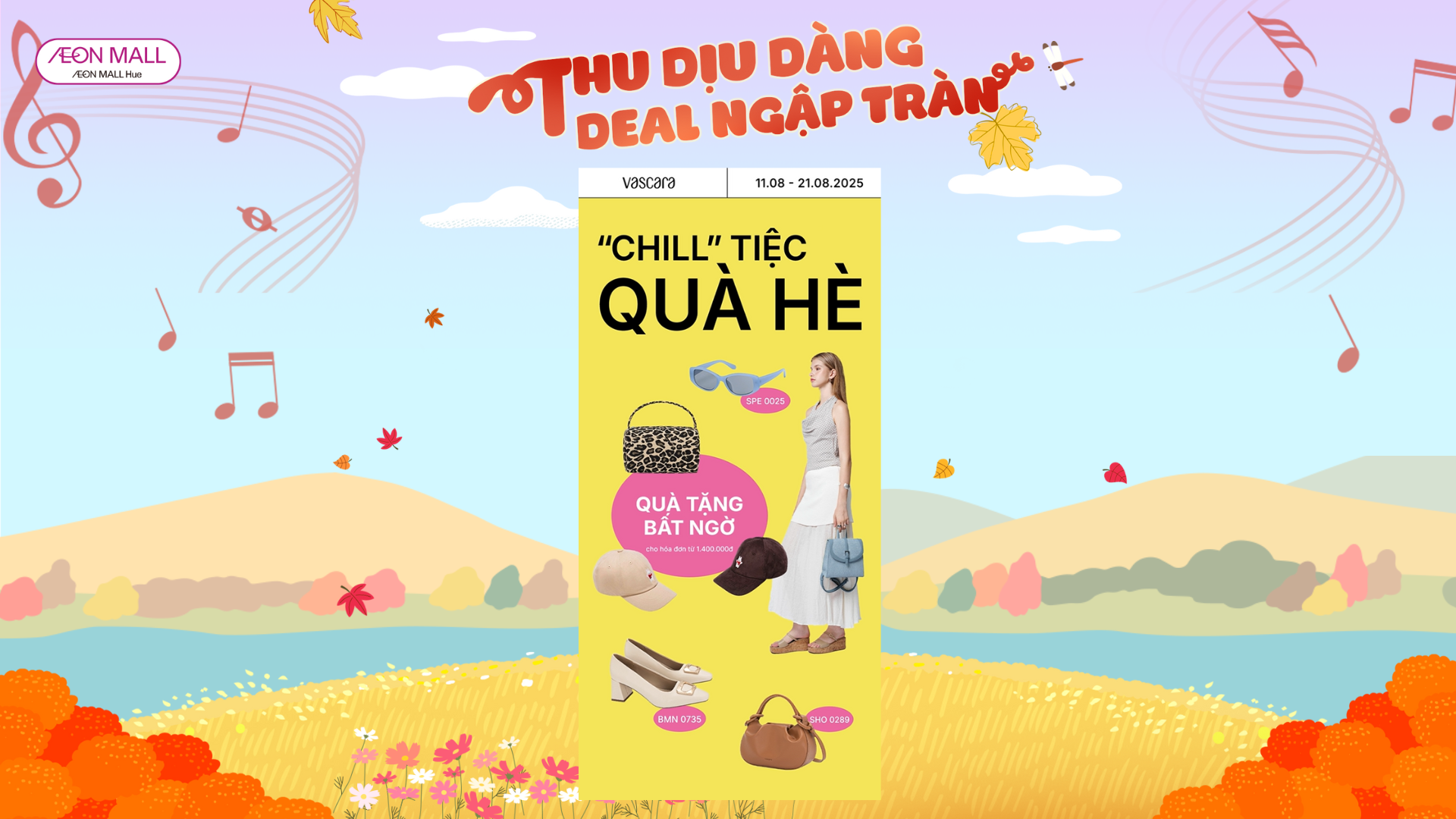 Hóa đơn từ 1,400,000đ (Sau giảm trừ) sẽ được tặng 01 quà tặng