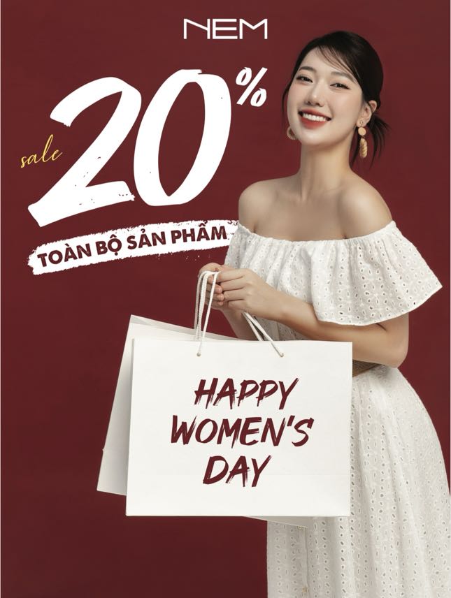 NEM Giảm giá tới 50% sản phẩm kèm mua 2 tặng 1