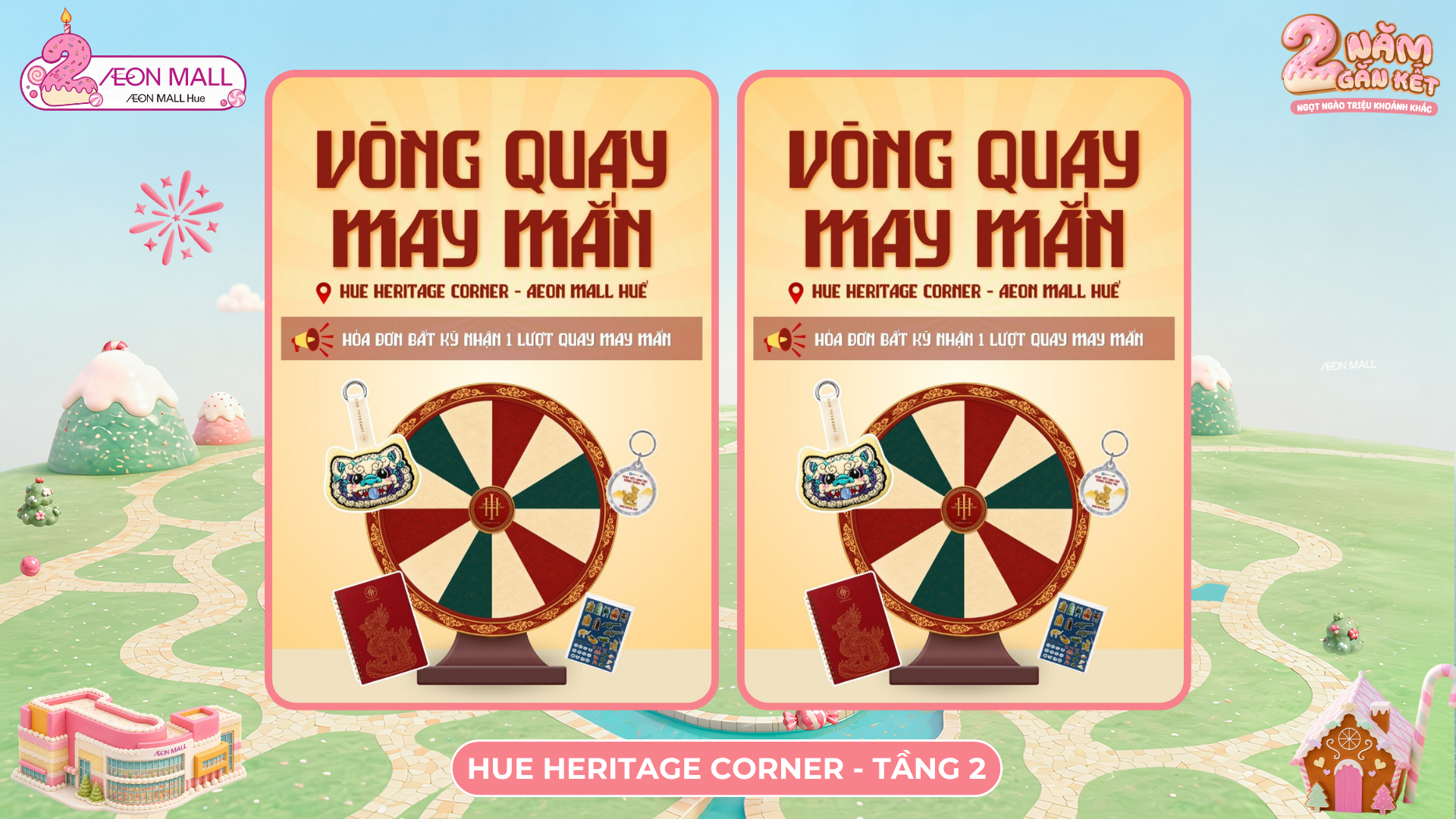 ✨ QUAY LÀ CÓ QUÀ – RIN QUÀ ĐỘC BẢN TẠI HUE HERITAGE CORNER! 🎁