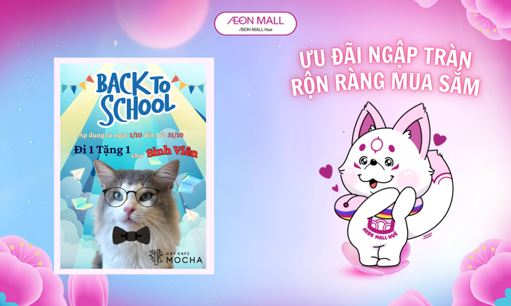 🐱 CAT CAFE MOCHA – ƯU ĐÃI THÁNG 10 CỰC MÊ 🐾