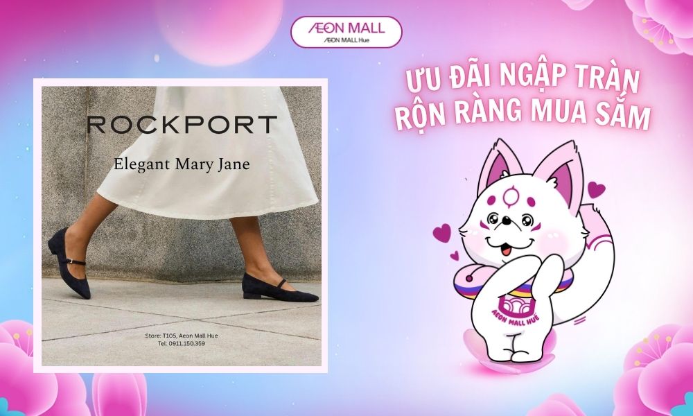 👞 ROCKPORT TAREN – GIÀY MARY JANE THANH LỊCH, ÊM ÁI CẢ NGÀY 👞