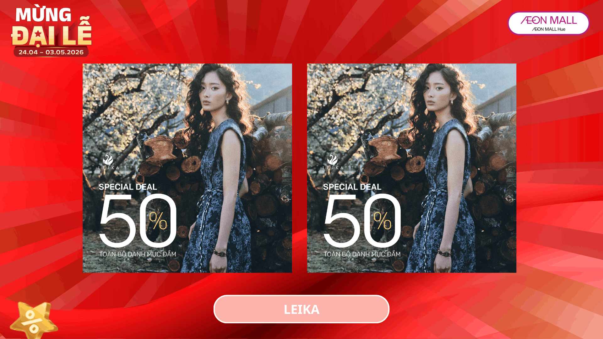 👗✨ LEIKA SPECIAL DEAL – GIẢM 50% TOÀN BỘ ĐẦM ✨👗