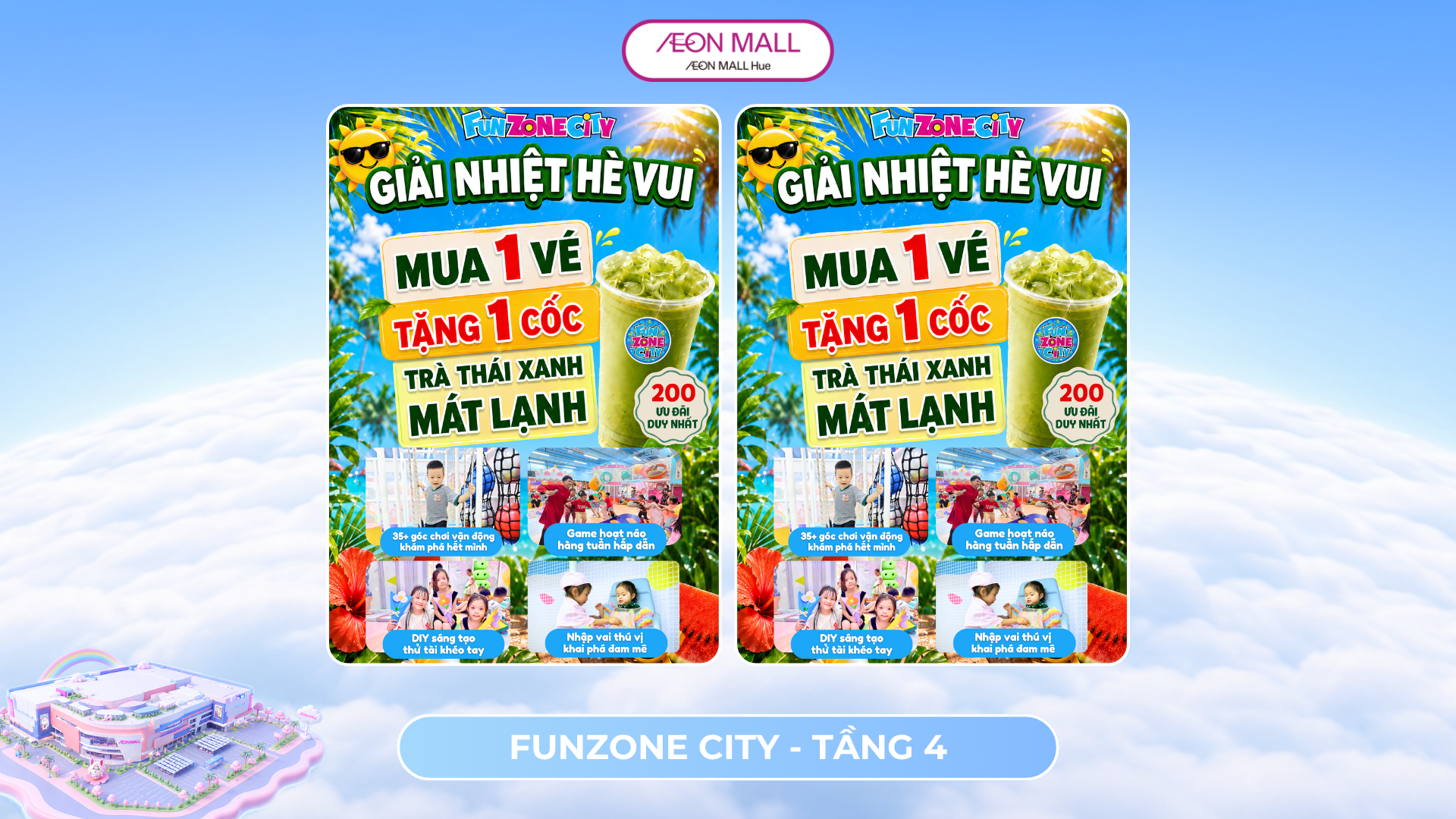 ☀️ FUNZONE CITY – GIẢI NHIỆT HÈ VUI, NHẬN QUÀ CỰC COOL 🎁