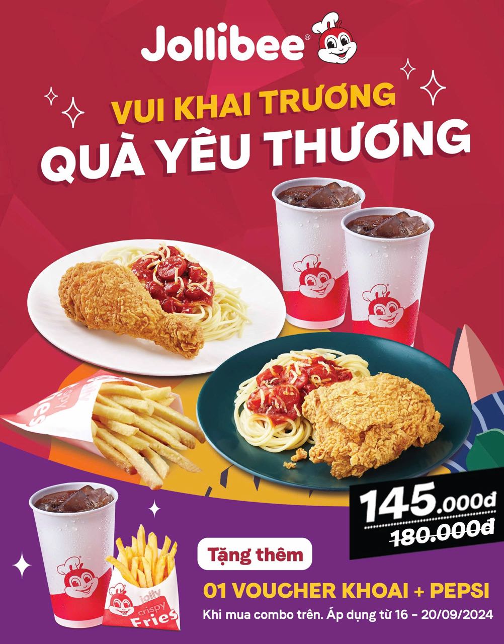 Chào mừng khai trương JOLLIBEE tại AEON MALL Huế!