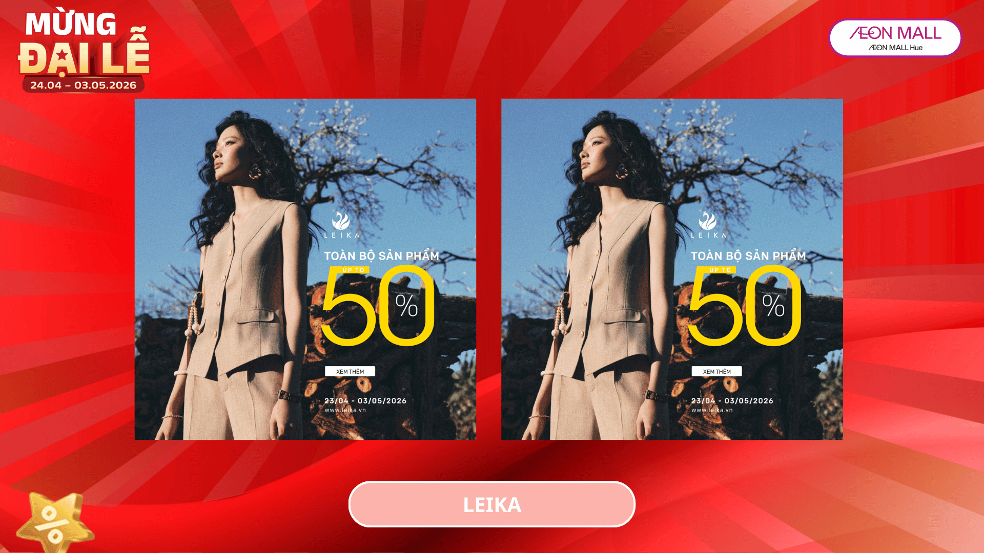 👗✨ LEIKA – MỪNG ĐẠI LỄ, SALE ĐẾN 50% ✨👗