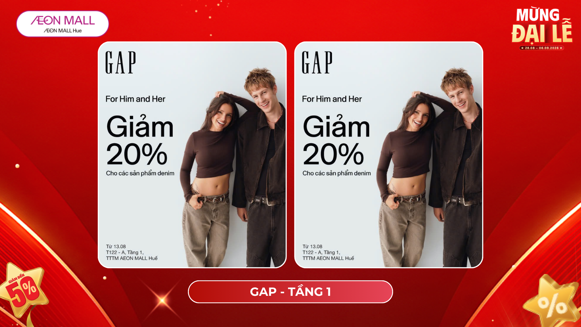 [GAP] DENIM CAMPAIGN – SẮM DENIM, DEAL CÀNG HỜI! ✨