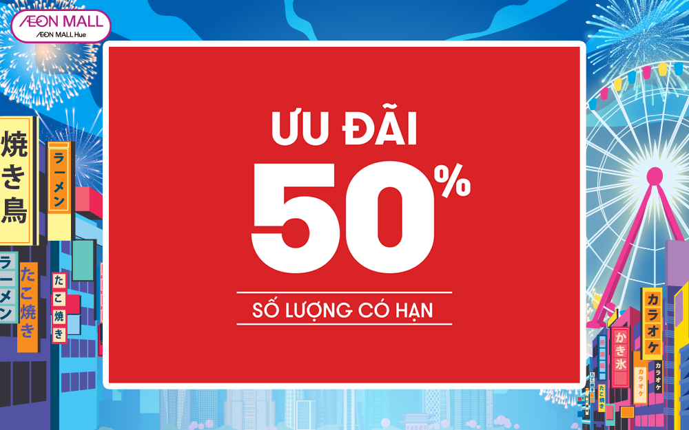 Đồng giá và giảm giá 50% sản phẩm