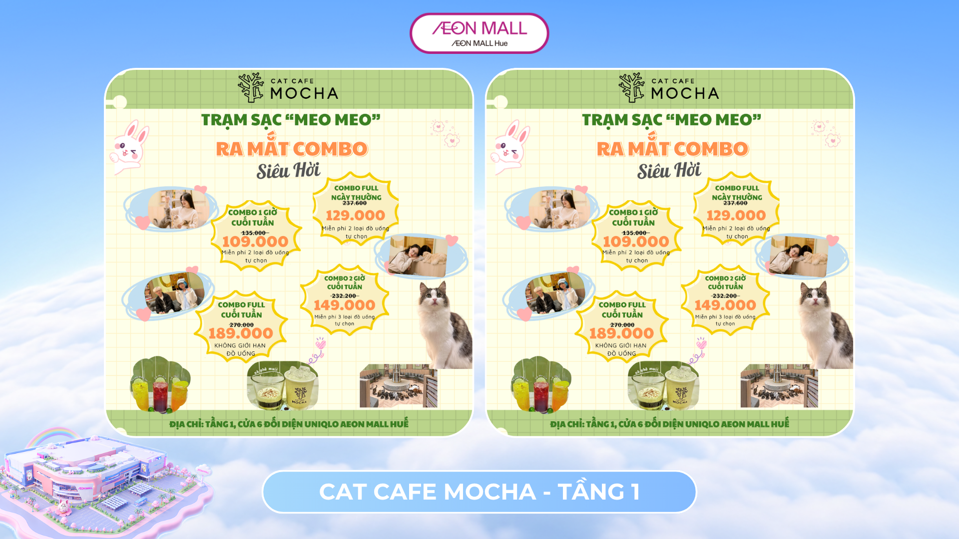 🐱 GIẢI NHIỆT MÙA HÈ CÙNG ƯU ĐÃI HẤP DẪN TẠI CAT CAFE MOCHA 🐱