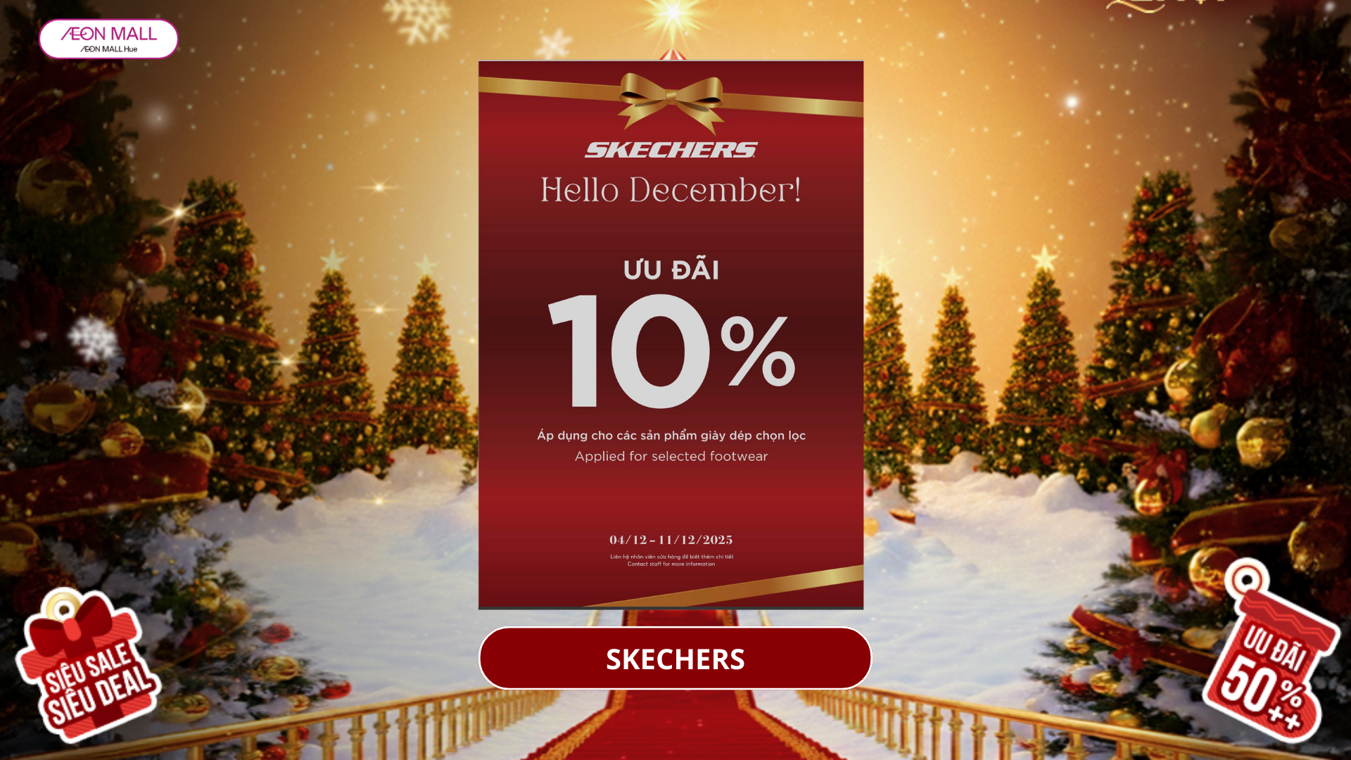 HELLO DECEMBER – DEAL XỊN NHÀ SKECHERS