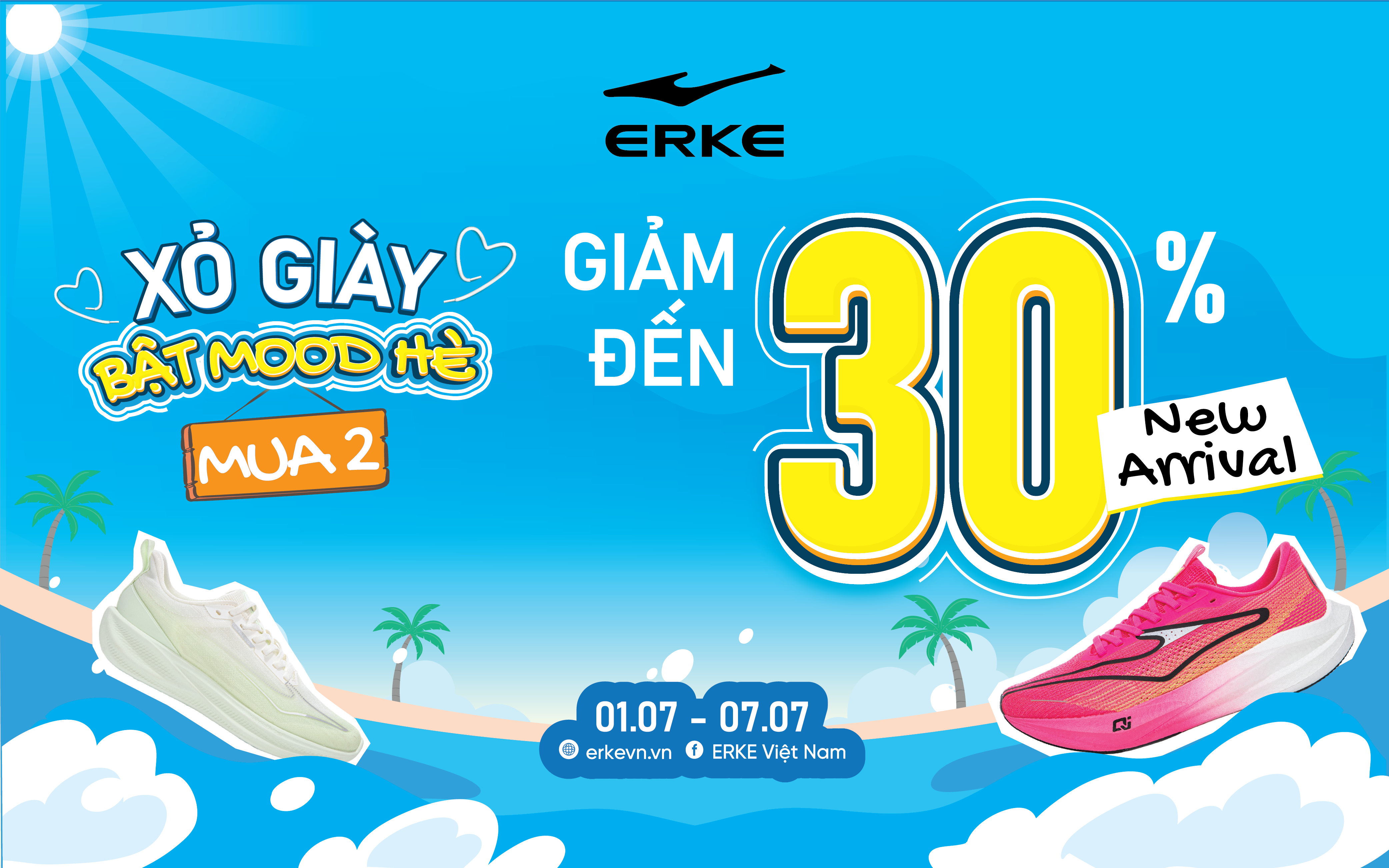XỎ GIÀY BẬT MOOD HÈ  – MUA 2 GIẢM ĐẾN 30%