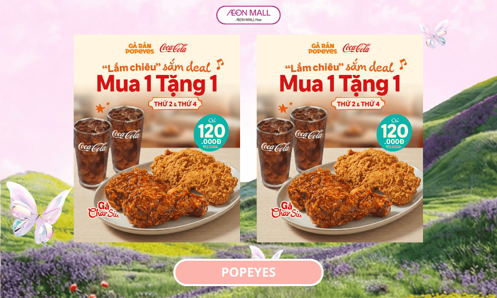 “LẮM CHIÊU” SĂN DEAL – MUA 1 TẶNG 1 CÙNG GÀ CHAR SIU