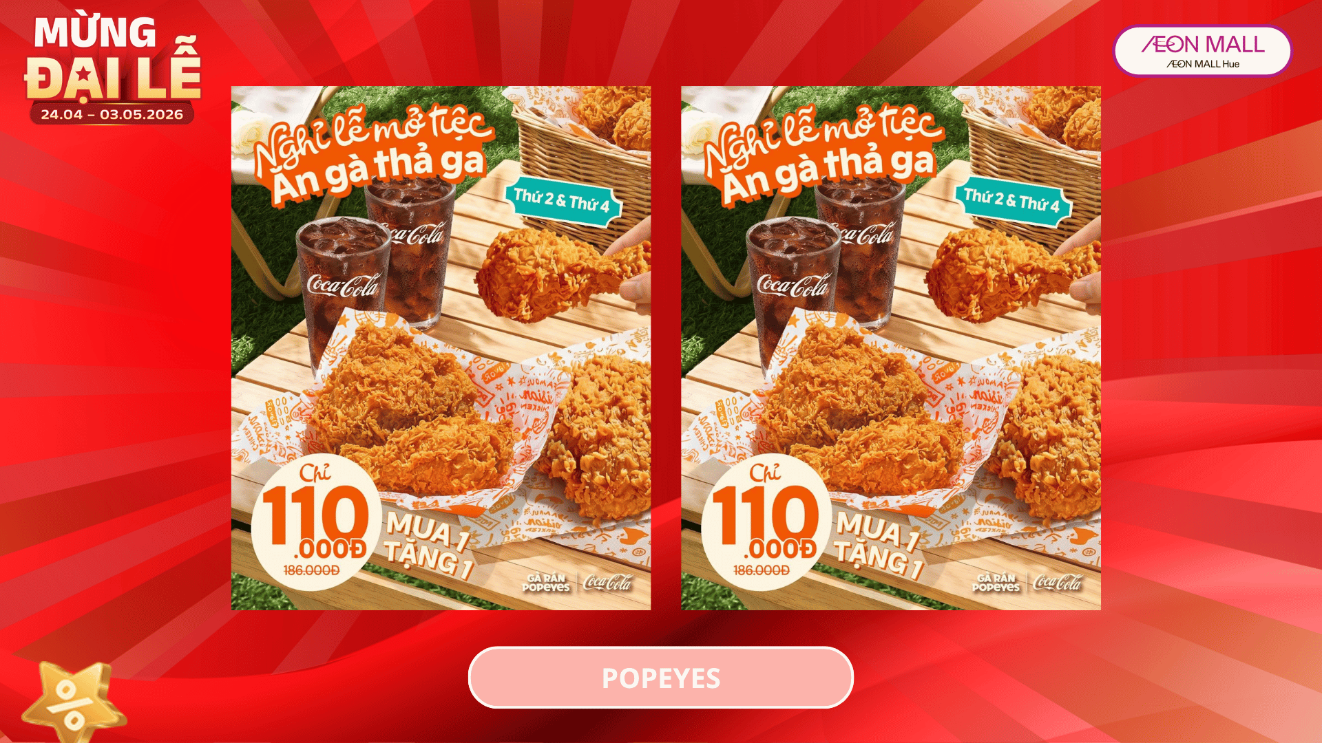 🔥 NGHỈ LỄ MỞ TIỆC – ĂN GÀ THẢ GA 🔥