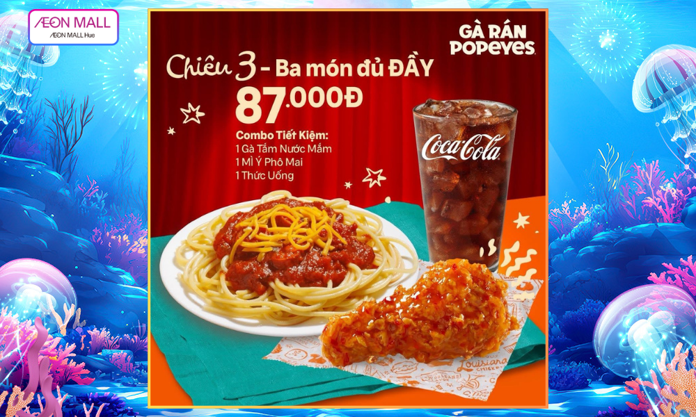 🔥 BEST-SELLER VANG DANH TỨ PHƯƠNG GỌI TÊN: GÀ TẮM NƯỚC MẮM POPEYES 😍