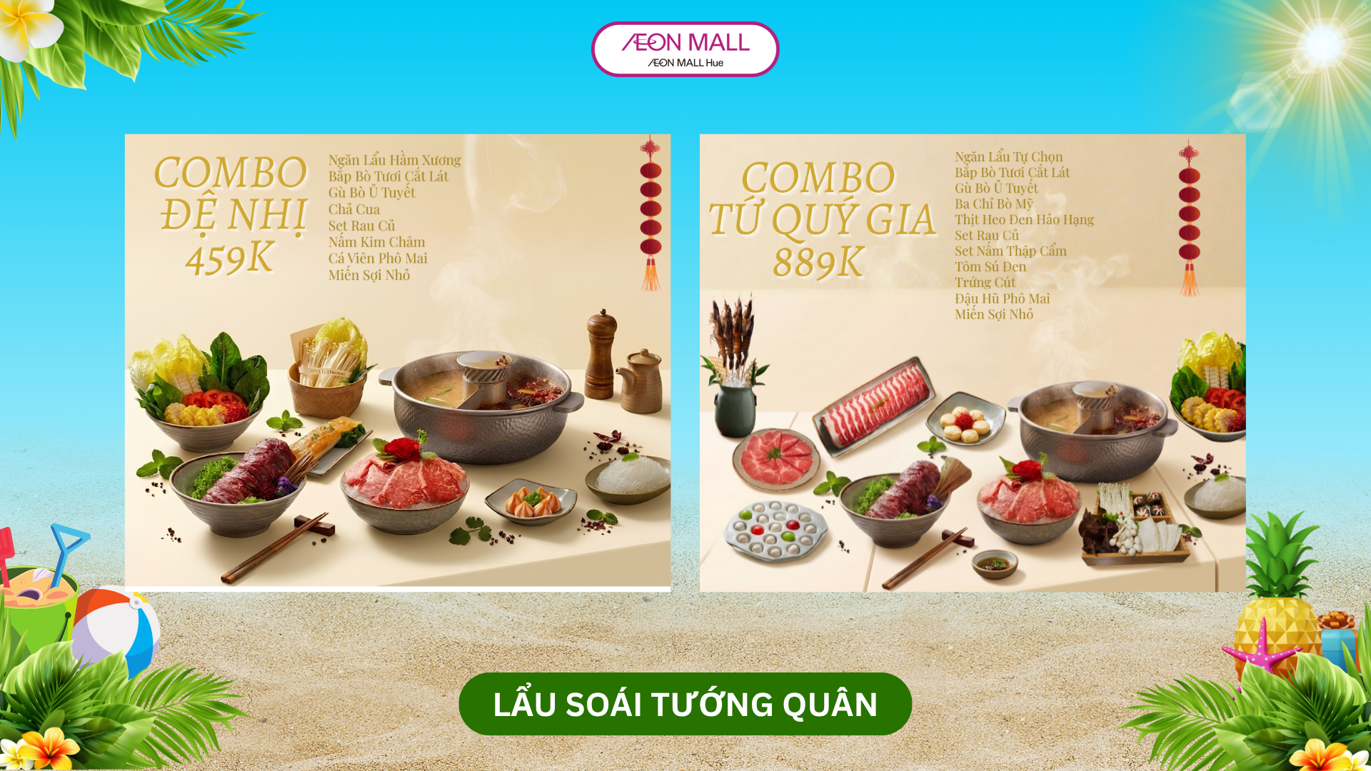 🍲 ĐẠI TIỆC LẨU SOÁI GIỮA TUẦN – ĂN NO NÊ CÙNG COMBO ĐỆ NHỊ & TỨ QUÝ GIA!