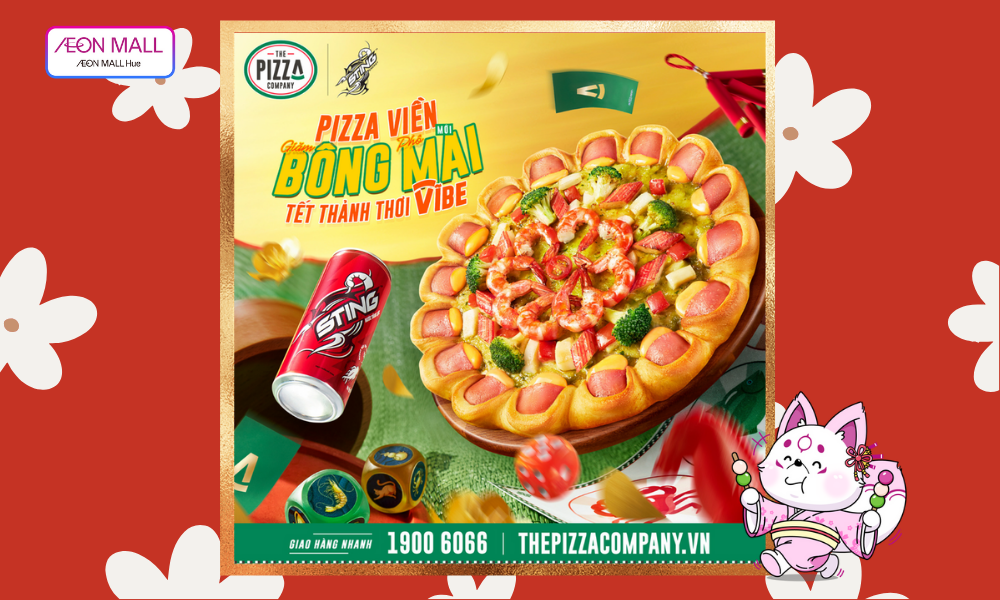 PIZZA VIỀN BÔNG MAI - TẾT THẢNH THƠI VĨBE